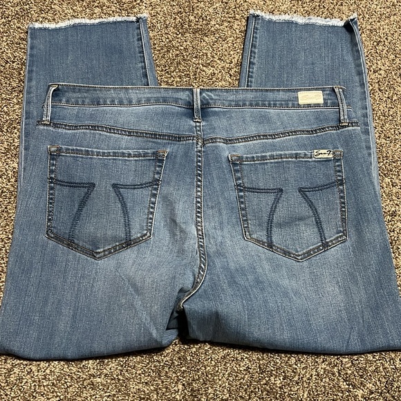 Seven7 Tower Straight Crop Jeans - Picture 2 of 5